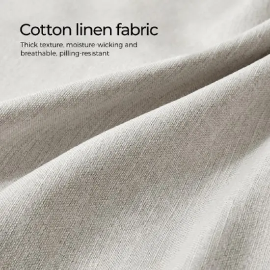 Luck Live 111.81 inch soft cushion sofa with throw pillows image {7}