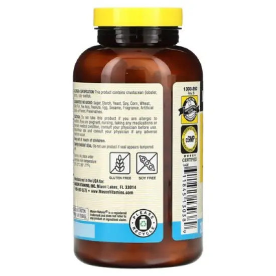 Mason Natural Glucosamine Chondroitin, 280 Capsules image {2}