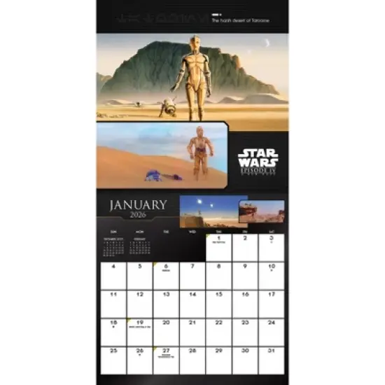 Star Wars 2026 Collector's 12.63"x12.63" Edition Calendar image {3}