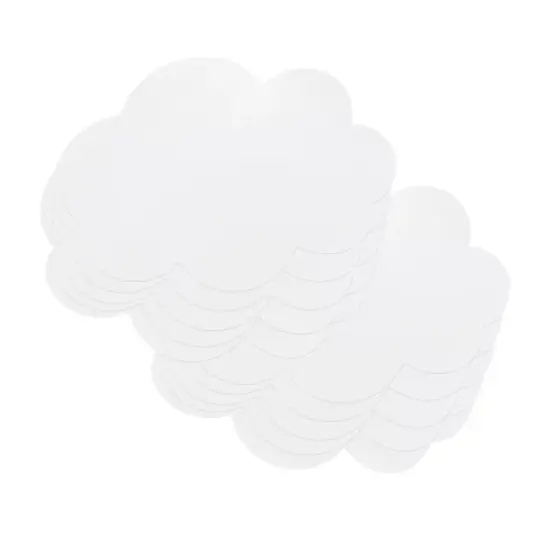 Pacon&reg; Self-Stick Dry Erase Clouds, White, 7" x 10", 10 Count image {6}