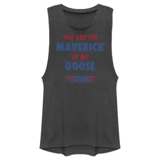 Junior's Top Gun You Are the Maverick to My Goose Festival Muscle Tee image {3}