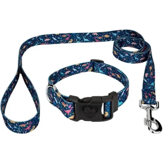 Country Brook Petz Deluxe Dinosaurs Dog Collar and Leash image {6}