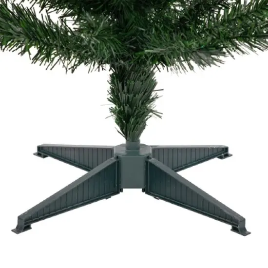 Northlight Pre-Lit Medium Multi-Color Fiber Optic Pine Christmas Tree - 4' image {5}