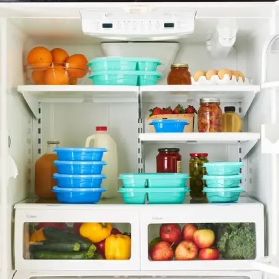 Rubbermaid 60pc (including Lids) TakeALongs Meal Prep Container Set image {4}