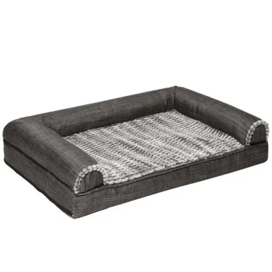 FurHaven Plush & Suede Full Support Sofa Dog Bed image {4}