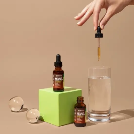 Organic Maca Root Libido Liquid Drops, Supports Endurance Mood & Performance, Support Fertility in Men & Women, Unflavored, Havasu Nutrition, 1 fl oz image {1}