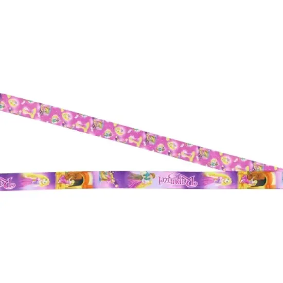 Disney Tangled Princess Rapunzel Scenes Breakaway Lanyard ID Badge Holder image {3}
