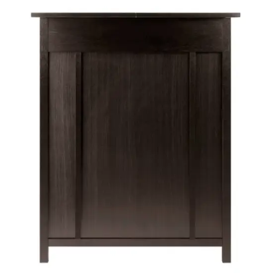 Yukon Wine Cabinet Wood/Espresso - Winsome image {10}