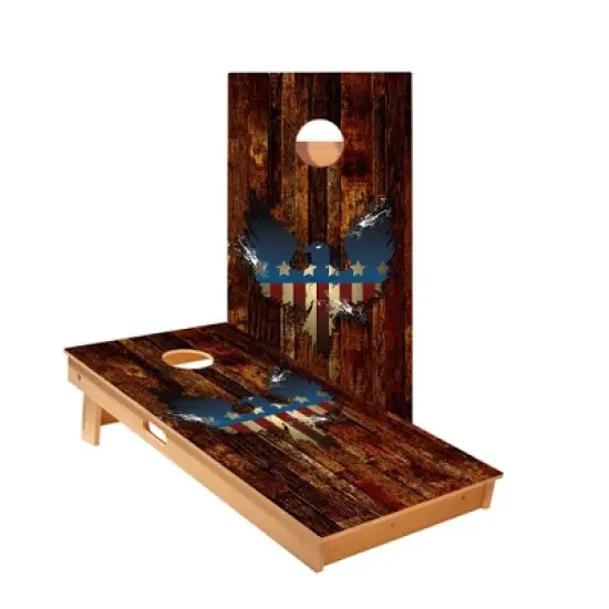 Skips Garage USA Eagle Cornhole Boards - ACA Star Series image {1}