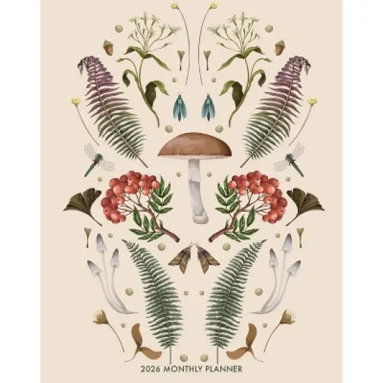 Willow Creek Press 7.5"x9.5" 2026 Magic Mushroom Booklet Monthly Planner image {5}