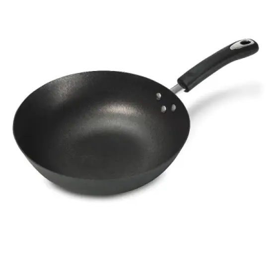 Starfrit Light Nonstick Cast Iron Wok with Bakelite Handle (12-In.) image {2}