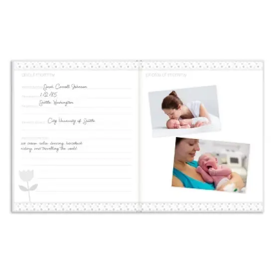 Pearhead Hello Baby Polkadot Baby Memory Book image {2}