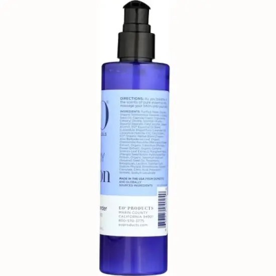 EO Products Body Lotion - French Lavender 8 Fluid Ounces image {1}