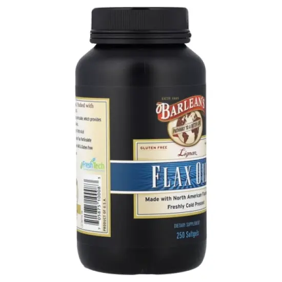 Barlean's Lignan Flax Oil, 250 Softgels image {3}