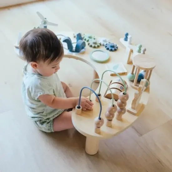 Wonder & Wise Wooden Hi-Lo Activity Table image {5}