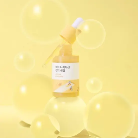 Round Lab Korean Skincare Vita Niacinamide Dark Spot Serum with Vitamin C for Skin Clarity and Radiance | 30ml (1.01 fl.Oz) image {1}