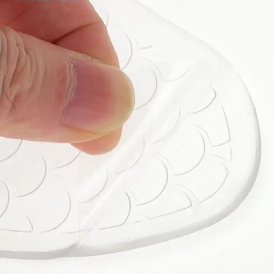 Unique Bargains Soft Dots Forefoot Insole Pads Clear 2 Pairs image {4}