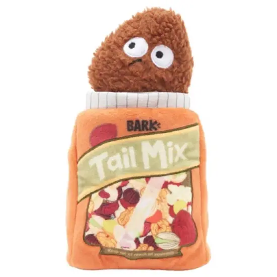 Bark Multicolored Plush Tail Mix Dog Toy 1 pk (Case of 3) image {1}