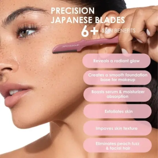 JAPONESQUE Dermaplaner Facial Razors - 6ct image {2}