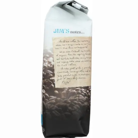 Jim's Organic Coffee Ground Coffee - Hazelnut Decaf image {1}