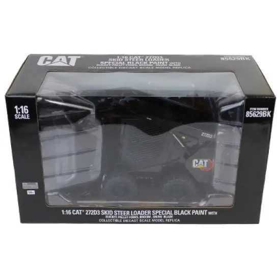 ERTL 1/16 Black High Detail Caterpillar Wheeled 272D2 Skid Steer Loader 85629 image {2}