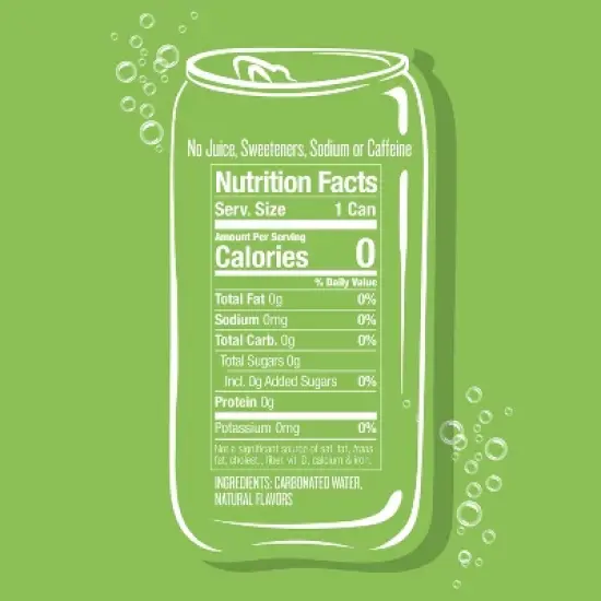 Polar Lime Seltzer Water - 8pk/12 fl oz Cans image {3}