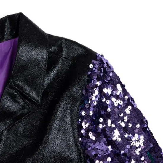 Disney Descendants Mal Sequin Zip Up Jacket Little Kid to Big Kid  image {7}