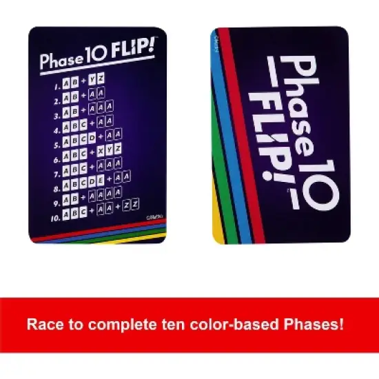 Phase 10 Flip Card Game image {4}