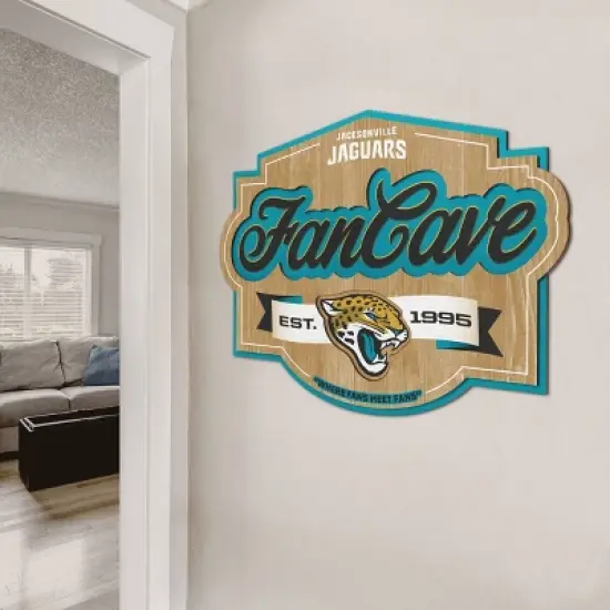 NFL Jacksonville Jaguars Fan Cave Sign image {2}