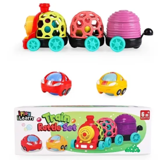 iPlay, iLearn Train Rattle Set image {2}