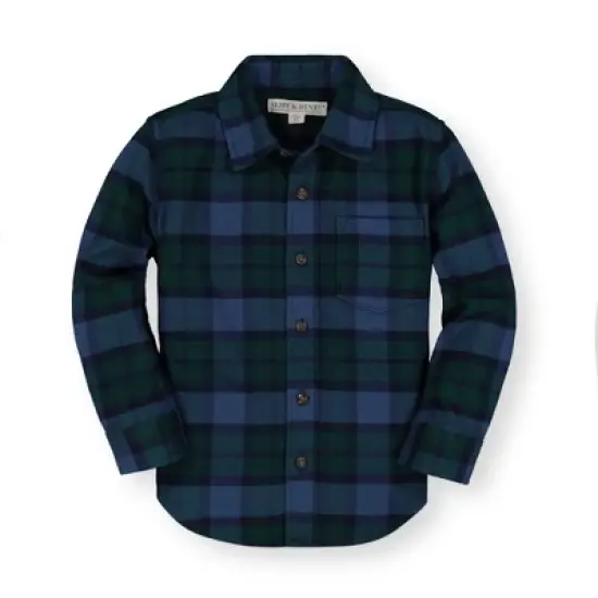 Hope & Henry Boys' Flannel Button Down Shirt, Infant image {9}