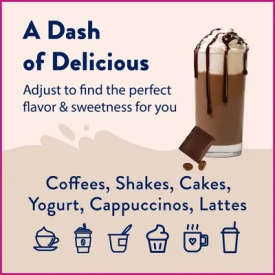 Jordan's Skinny Mixes Naturally Sweetened Sugar Free Chocolate Mocha Coffee Flavoring Syrup - 12.7 fl oz image {5}