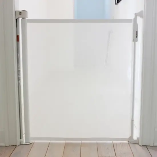 Cardinal Gates Child & Pet Retractable Safety Gate - White image {6}