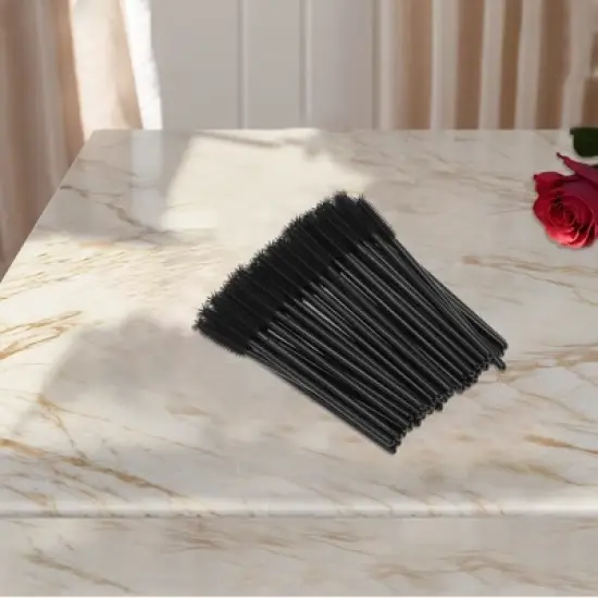 Unique Bargains Pineapple Shape Eyelash Brush 50 Pcs image {3}