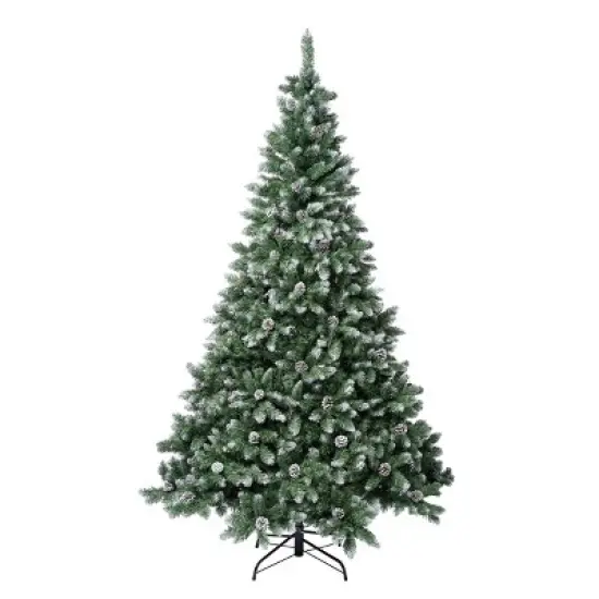 National Tree Company First Traditions Unlit Snowy Oakley Hills Artificial Christmas Tree with Pinecones image {3}