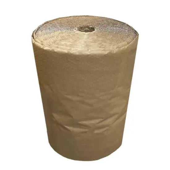 UOFFICE Kraft Backed Bubble Cushioning Wrap 24" x 125-Feet Long Roll image {4}