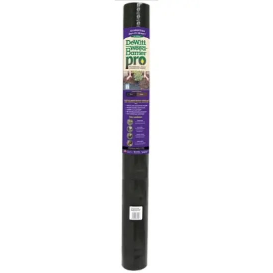 DeWitt Weed Barrier Pro 3-Ounce Commercial and Home Garden Landscape Weed Block Barrier Heavy-Duty Non-Woven Ground Cover Fabric, Black image {7}
