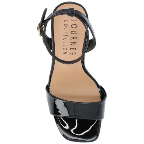 Journee Collection Womens Konna Tru Comfort Foam Mid Heel Wedge Sandals image {3}