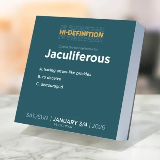 TF Publishing 8.75"x5.5" 2026 Daily Word Puzzle Daily Desktop Calendar image {2}