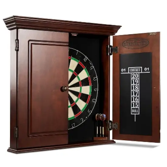 Barrington Chatham Bristle Dartboard and Cabinet Set image {3}