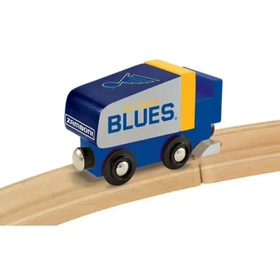 MasterPieces Officially Licensed NHL St. Louis Blues Wooden Toy Train Engine For Kids image {3}