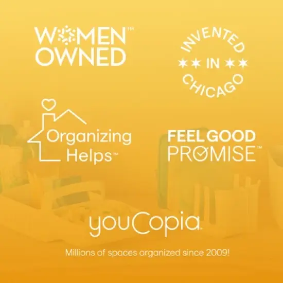 YouCopia 5" RollOut Under Sink Caddy: Clear Kitchen Organizer with Non-Slip Grip, Multi-Compartments, Freestanding image {3}