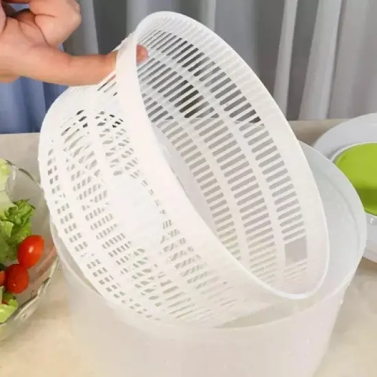 Fortune Candy 3L Multifunctional Vegetable Spinner and Grater, Compact Salad Strainer Bowl for Quick Prep, Easy to Clean, Lightweight Kitchen Gadget image {4}
