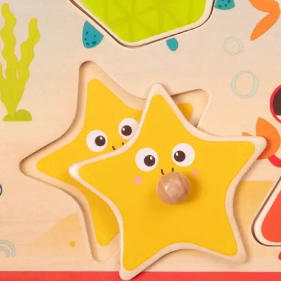 B. toys Wooden Puzzle 35pc Set - Peg Puzzles image {4}