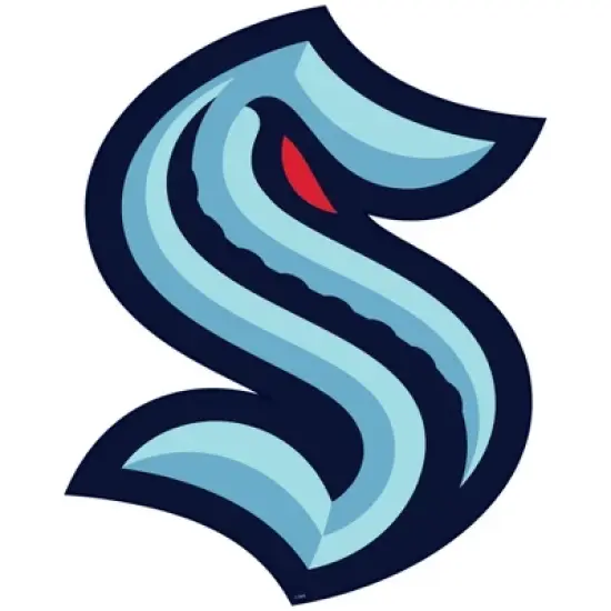 NHL Seattle Kraken Distressed Logo Cutout Sign image {1}