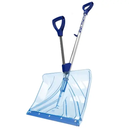Snow Joe Shovelution SJ-SHLV02 18-IN Strain-Reducing Indestructible Shatter Resistant Polycarbonate Snow Shovel w/ Spring Assisted Handle image {2}