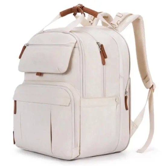 Itopfox Expandable Diaper Backpack for Twins, Large Baby Bag with Multiple Pockets, Water-Resistant & Durable for Parents image {7}