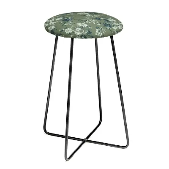 Wagner Campelo Florada Counter Stool - Deny Designs image {2}