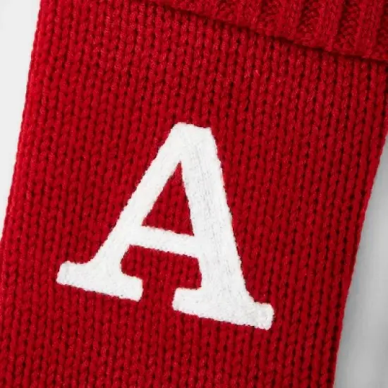Knit Monogram Christmas Stocking Red - Wondershop&trade; image {2}