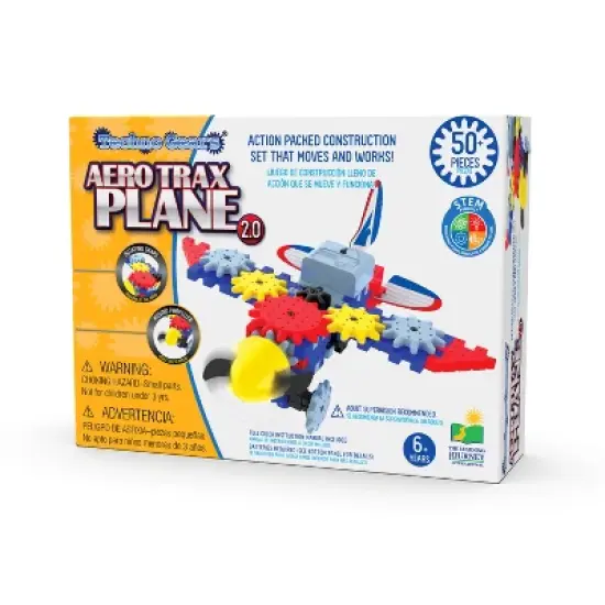 The Learning Journey Techno Gears - Aero Trax Plane 2.0 (50+ pcs) image {1}